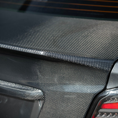 2015-2021 Subaru WRX & WRX STI | JDM Carbon Fiber Rear Trunk with Integrated Ducktail Spoiler Wing image 14