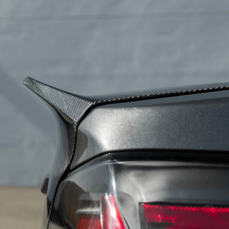 2015-2021 Subaru WRX & WRX STI | JDM Carbon Fiber Rear Trunk with Integrated Ducktail Spoiler Wing image 11