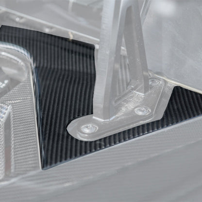 Chevrolet Corvette C8 DRY CARBON FIBER Engine Bay Corner Vent Cover image 1