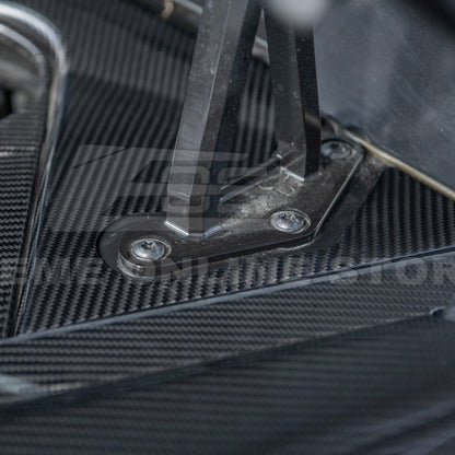 Chevrolet Corvette C8 DRY CARBON FIBER Engine Bay Corner Vent Cover image 10
