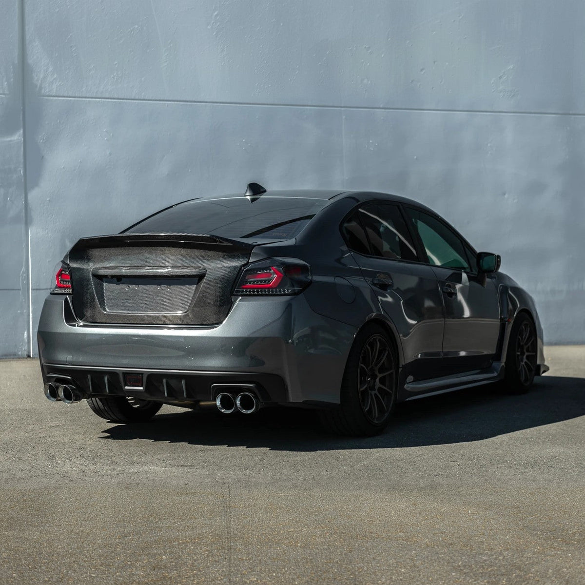 2015-2021 Subaru WRX & WRX STI | JDM Carbon Fiber Rear Trunk with Integrated Ducktail Spoiler Wing image 7