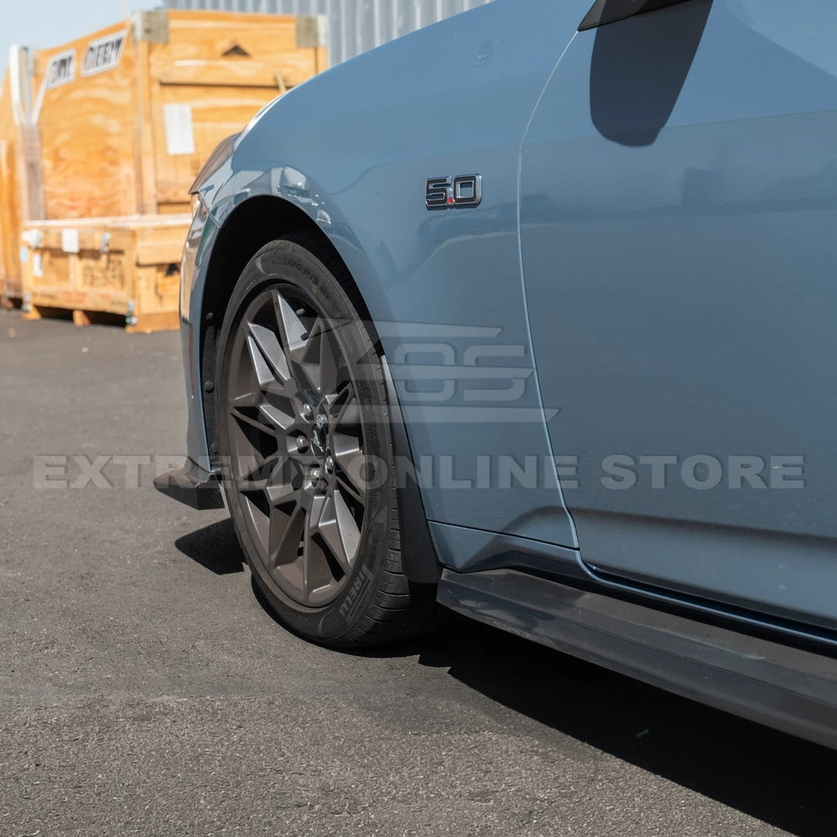 2024+ Ford Mustang Dry Carbon Fiber Mud Flap image 68