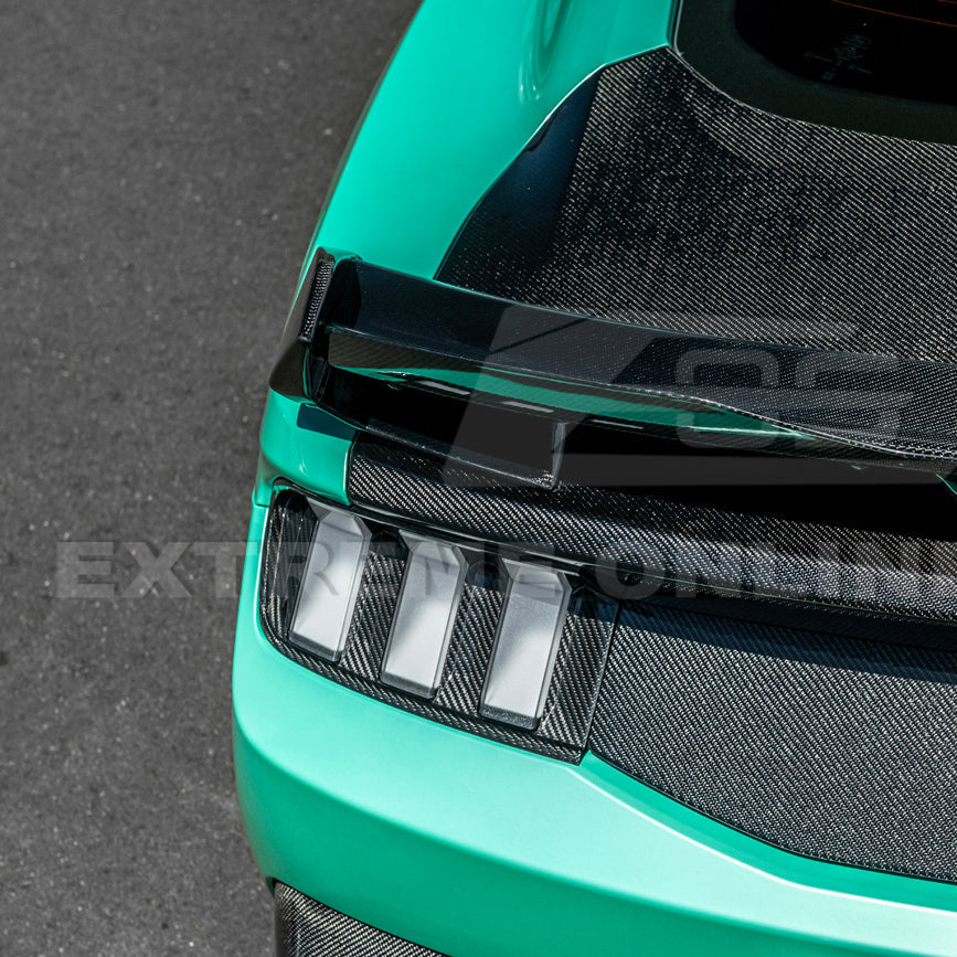 2024+ Ford Mustang DRY CARBON FIBER Tail Light Cover image 8