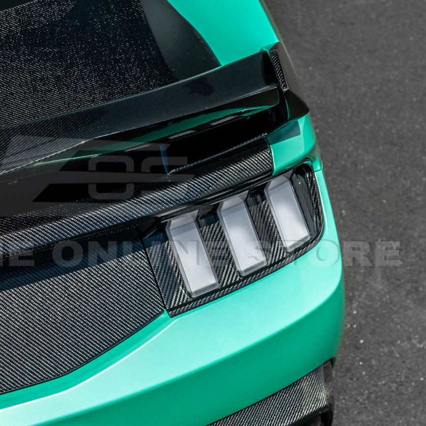 2024+ Ford Mustang DRY CARBON FIBER Tail Light Cover image 9