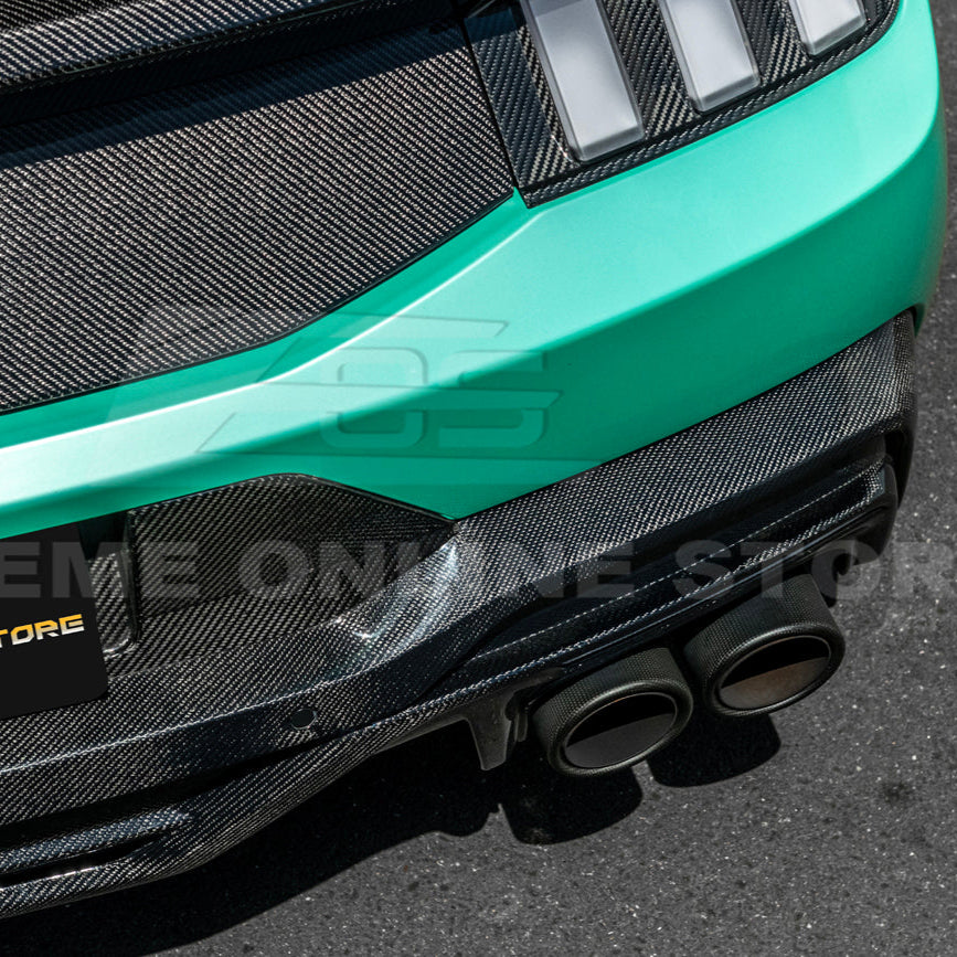 2024-Up Ford Mustang S650 Dark Horse Style DRY CARBON FIBER Rear Bumper Diffuser image 22
