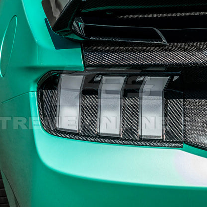 2024+ Ford Mustang DRY CARBON FIBER Tail Light Cover image 11