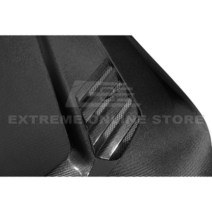 2023-Up BMW G87 M2 | V Style CARBON FIBER Front Vented Heat Extraction Hood image 32