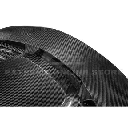 2023-Up BMW G87 M2 | V Style CARBON FIBER Front Vented Heat Extraction Hood image 33