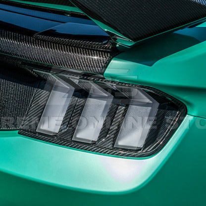2024+ Ford Mustang DRY CARBON FIBER Tail Light Cover image 14