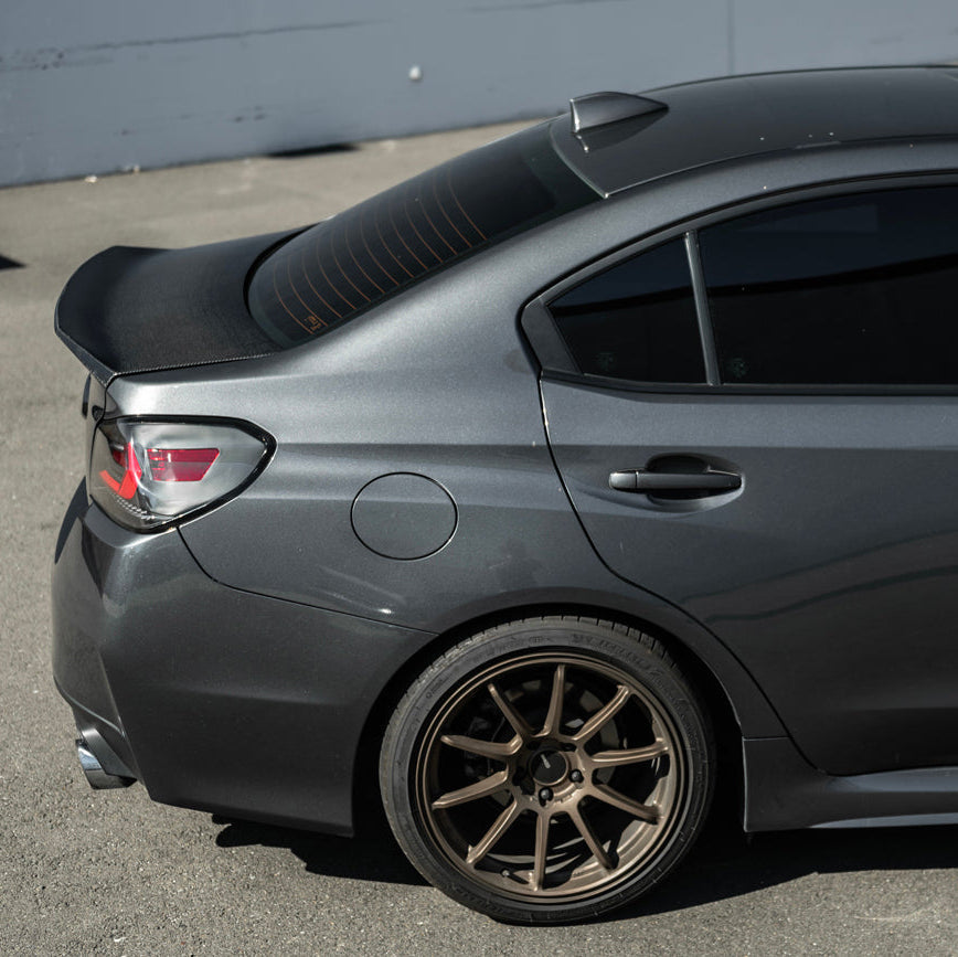 2015-2021 Subaru WRX & WRX STI | JDM Carbon Fiber Rear Trunk with Integrated Ducktail Spoiler Wing image 9