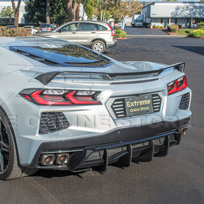 Corvette C8 Stingray DRY CARBON FIBEr Add-On Rear Diffuser Fin image 28