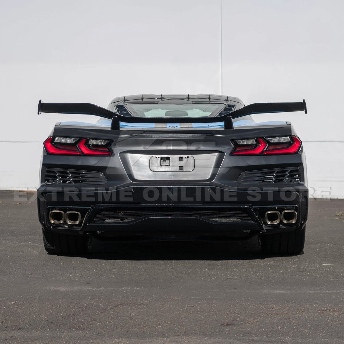 Corvette C8 Stingray Rear Bumper & Spoiler Kit [Z06 Conversion Package] image 26
