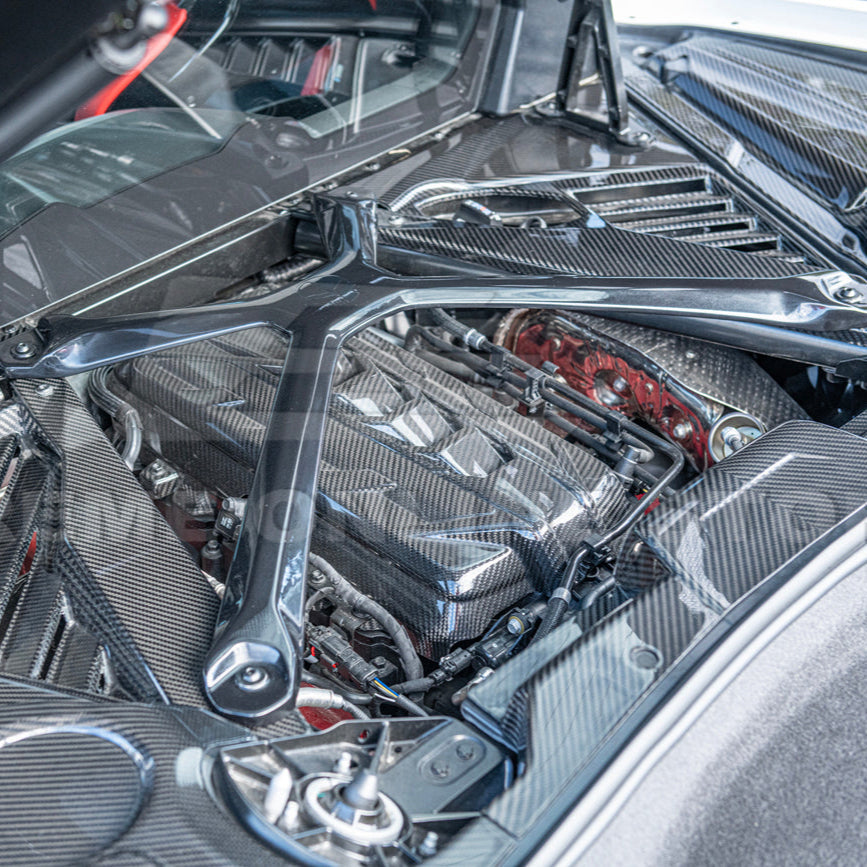 Chevrolet Corvette C8 DRY CARBON FIBER X-Brace image 5