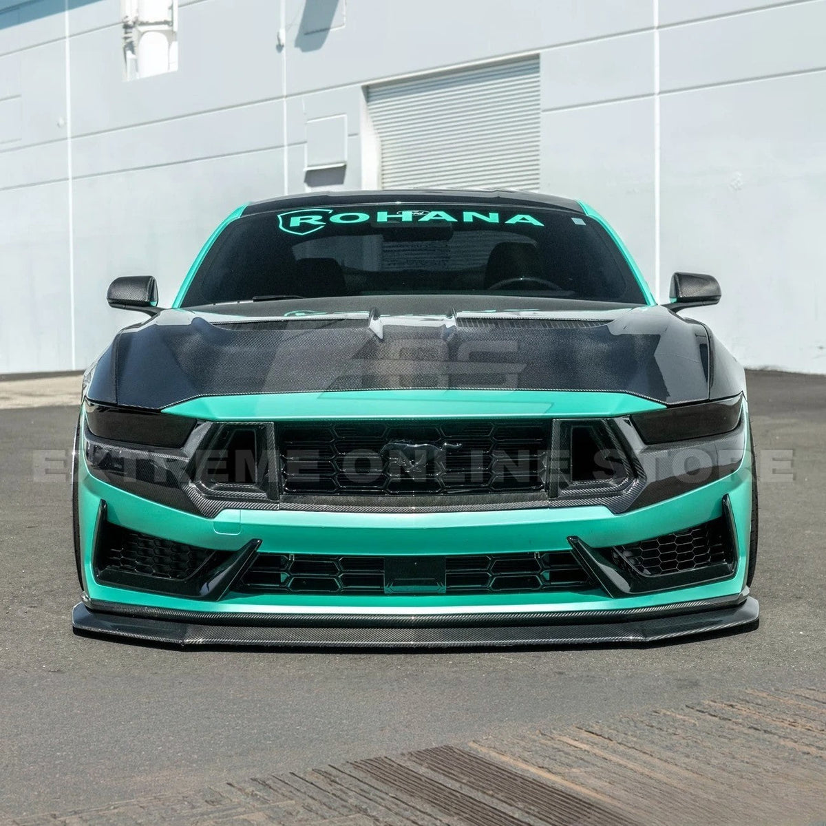 2024-Up Ford Mustang Dark Horse Front Upper Grille Trim image 5