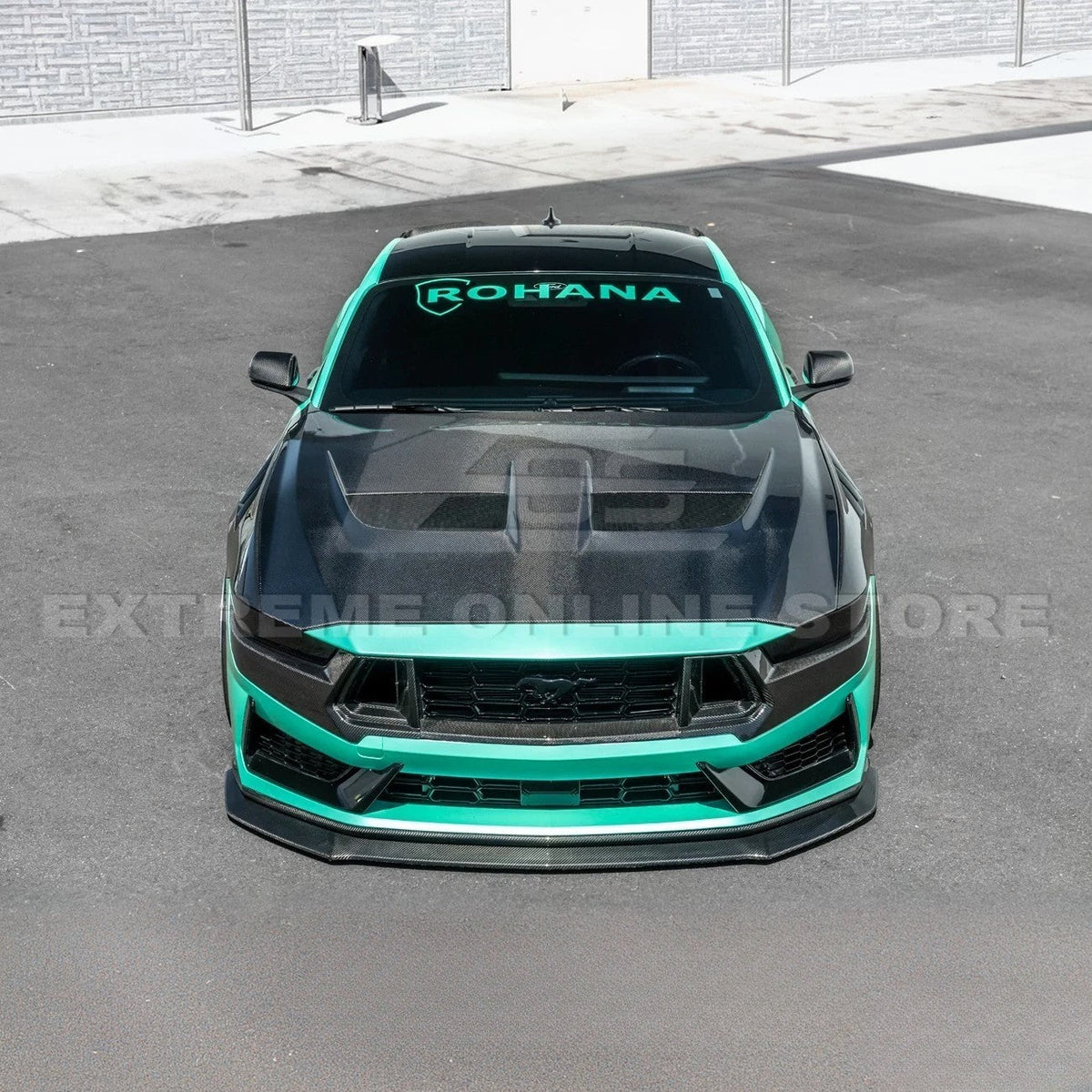 2024-Up Ford Mustang Dark Horse Front Upper Grille Trim image 6