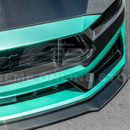 2024+ Ford Mustang Dark Horse DRY CARBON FIBER Front Grille Insert image 27