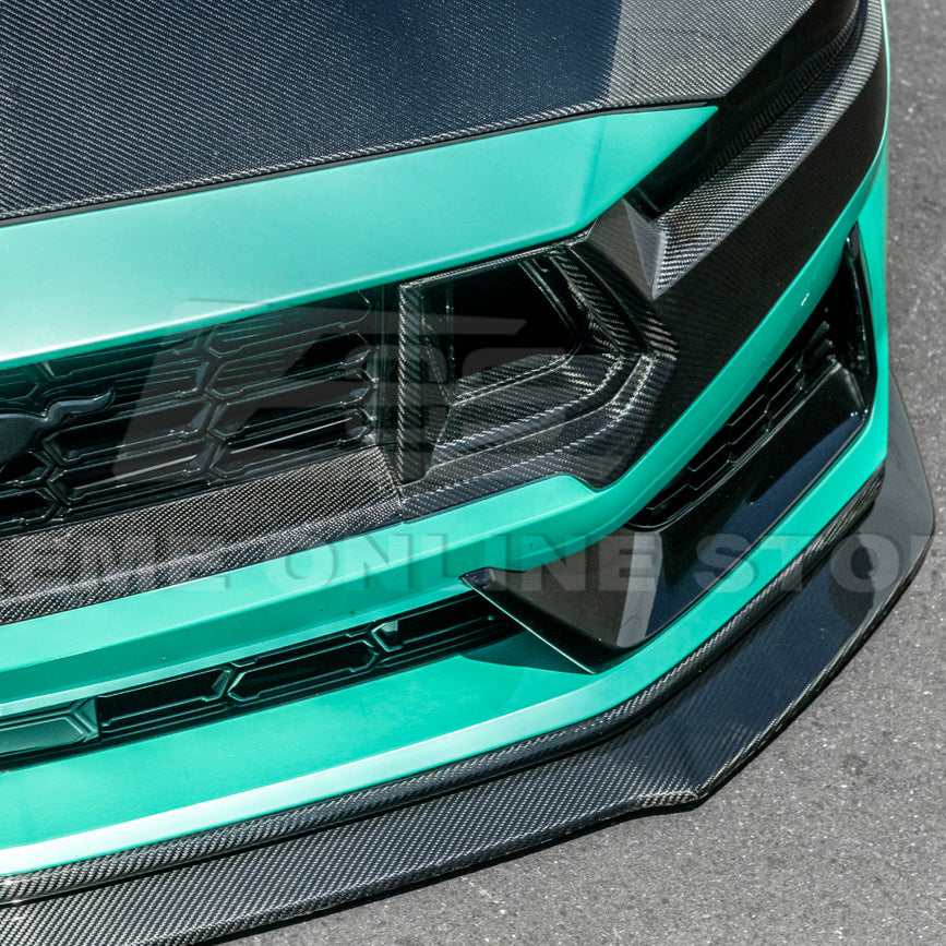 2024-Up Ford Mustang Dark Horse Front Upper Grille Trim image 11