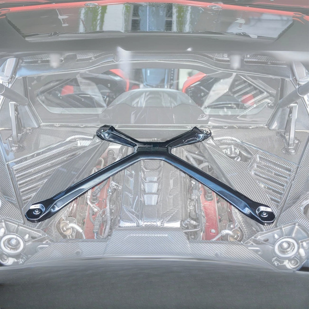Chevrolet Corvette C8 DRY CARBON FIBER X-Brace image 3