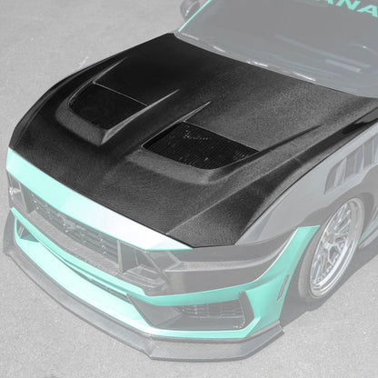 2024+ Ford Mustang GTD Style Front Bumper Hood image 3