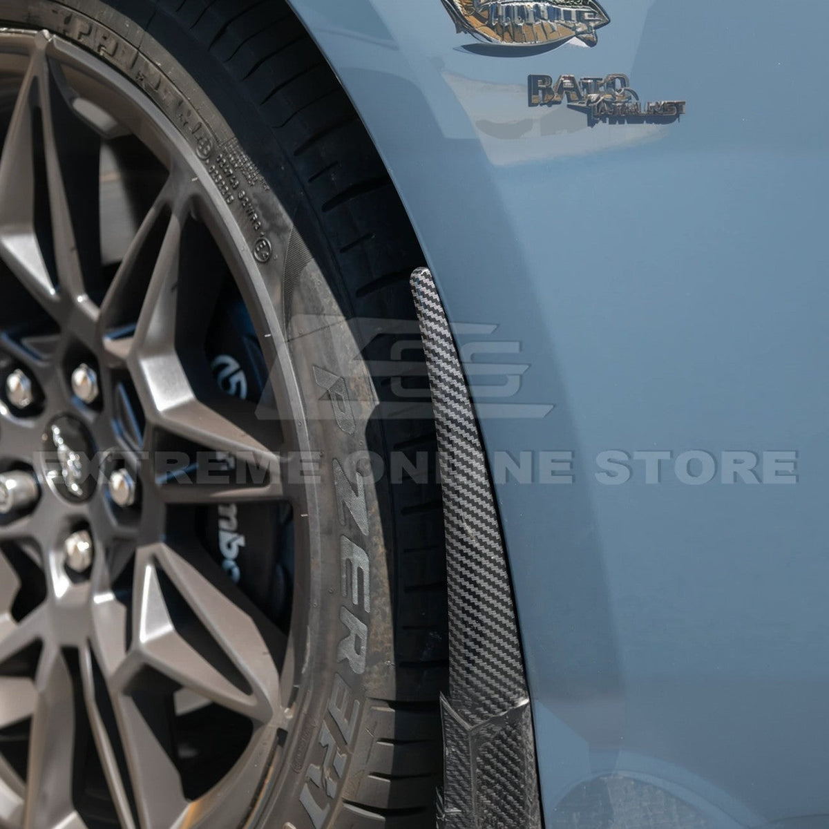 2024+ Ford Mustang Dry Carbon Fiber Mud Flap image 99