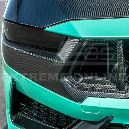 2024+ Ford Mustang Dark Horse DRY CARBON FIBER Front Grille Insert image 30