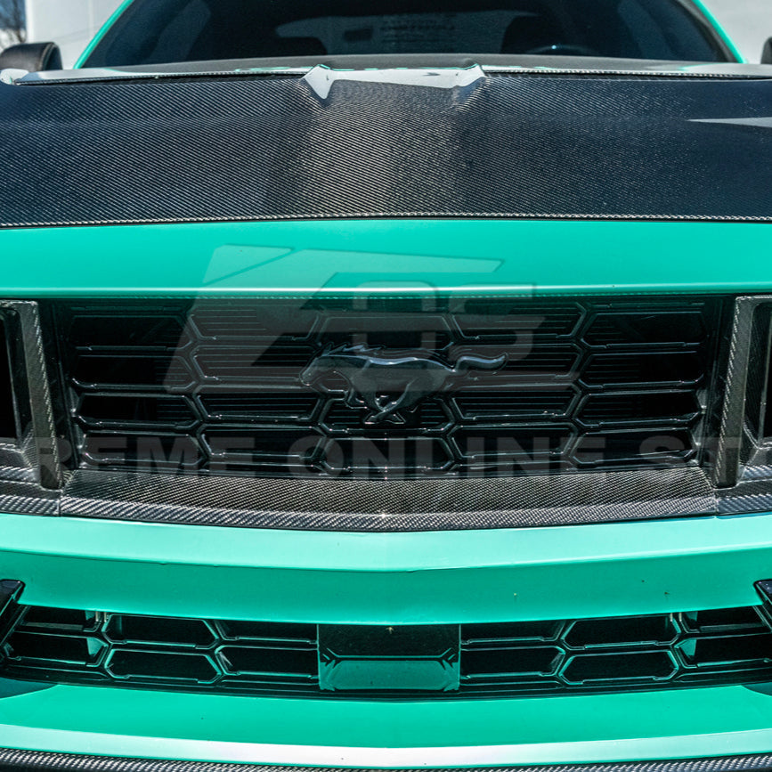2024-Up Ford Mustang Dark Horse Front Upper Grille Trim image 15