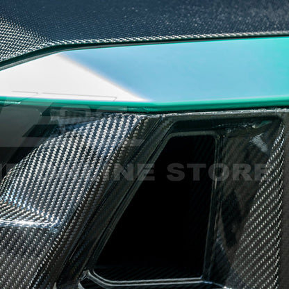 2024+ Ford Mustang Dark Horse DRY CARBON FIBER Front Grille Insert image 34