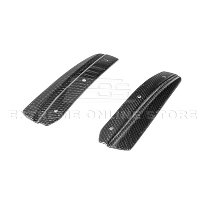 2020-Up Cadillac CT4-V Blackwing CARBON FIBER Front Splitter Side Wheel Arch image 19