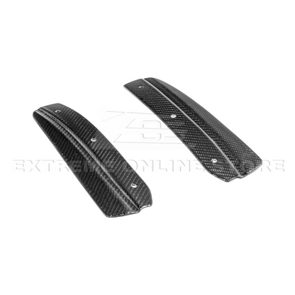 2020-Up Cadillac CT4-V Blackwing CARBON FIBER Front Splitter Side Wheel Arch image 18