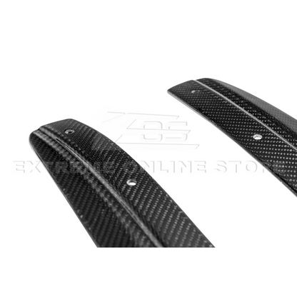 2020-Up Cadillac CT4-V Blackwing CARBON FIBER Front Splitter Side Wheel Arch image 20