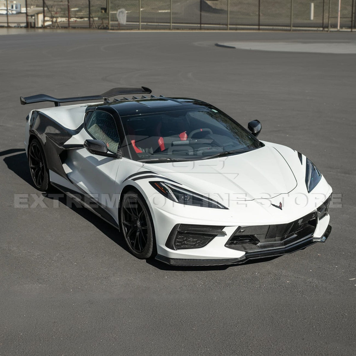 Corvette C8 Stingray DRY CARBON FIBER Front Splitter [Z06 / Z07 Conversion Package] image 29