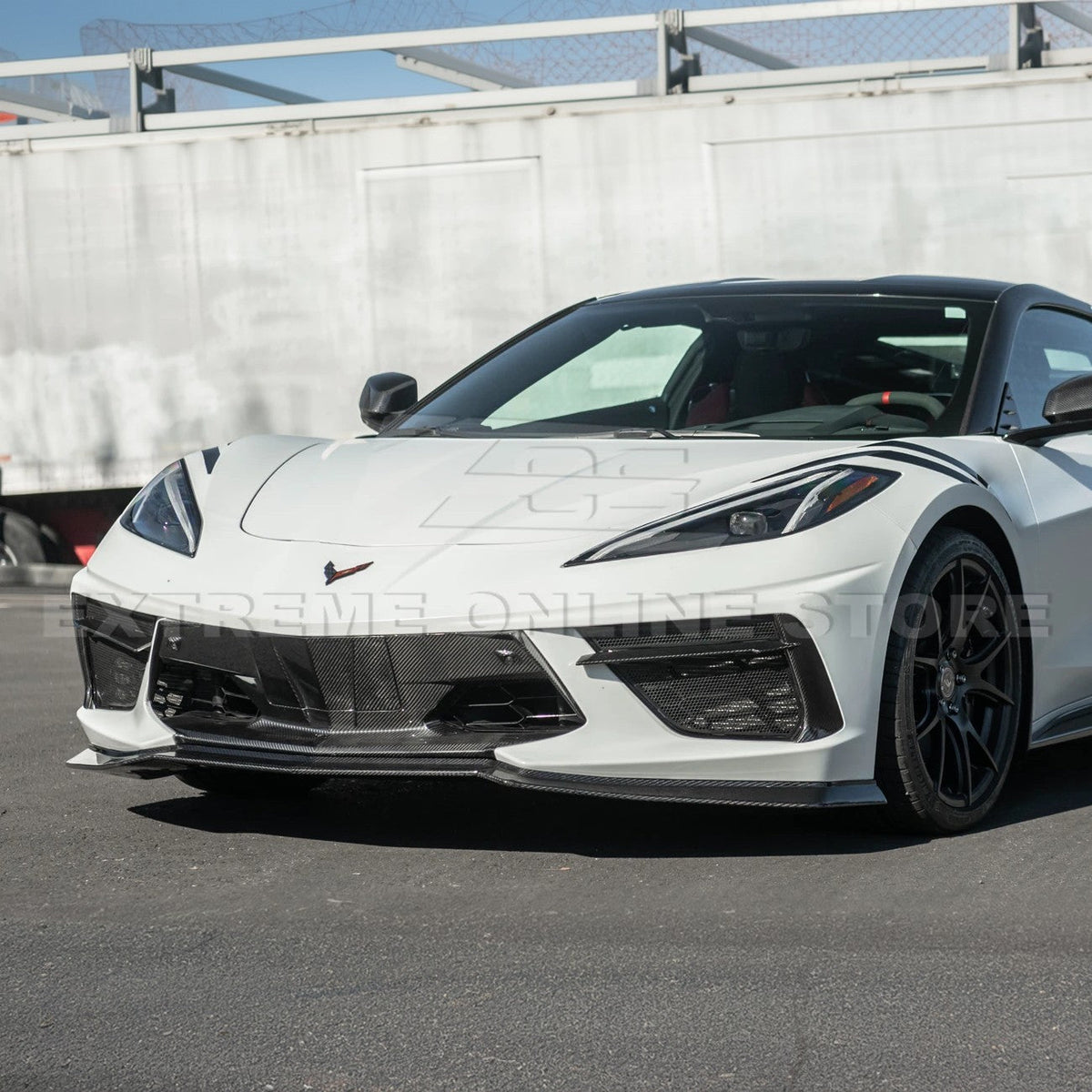 Corvette C8 Stingray DRY CARBON FIBER Front Splitter [Z06 / Z07 Conversion Package] image 34