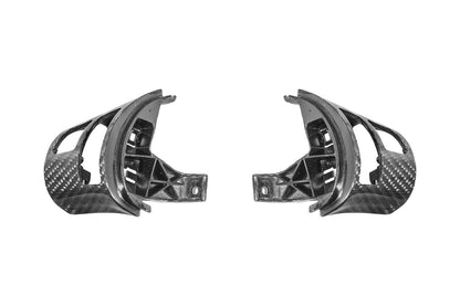 Corvette C6 Dry Carbon Fiber Steering Wheel Button Control Bezel Covers image 17