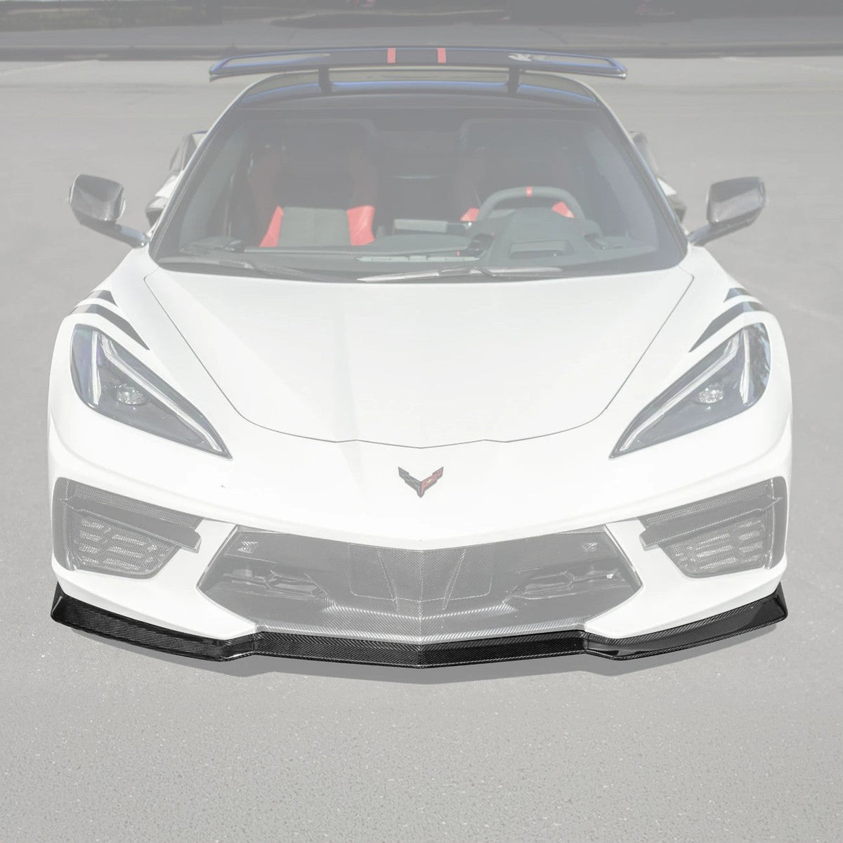 Corvette C8 Stingray DRY CARBON FIBER Front Splitter [Z06 / Z07 Conversion Package] image 28
