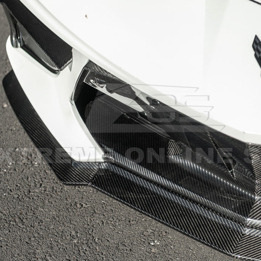 Corvette C8 Stingray DRY CARBON FIBER Front Splitter [Z06 / Z07 Conversion Package] image 37