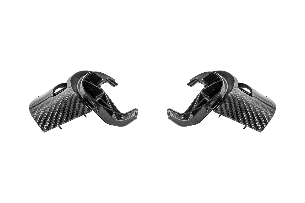 Corvette C6 Dry Carbon Fiber Steering Wheel Button Control Bezel Covers image 18