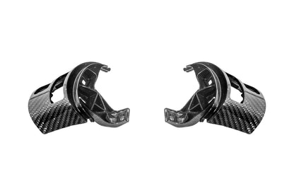 Corvette C6 Dry Carbon Fiber Steering Wheel Button Control Bezel Covers image 19