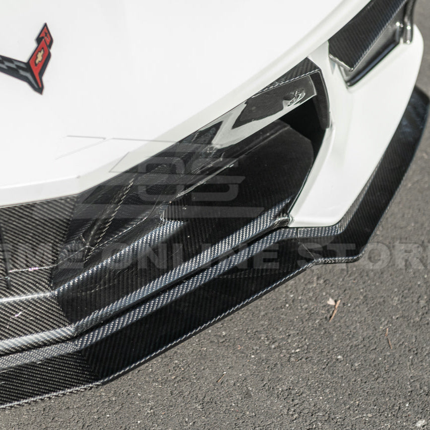 Corvette C8 Stingray DRY CARBON FIBER Front Splitter [Z06 / Z07 Conversion Package] image 40