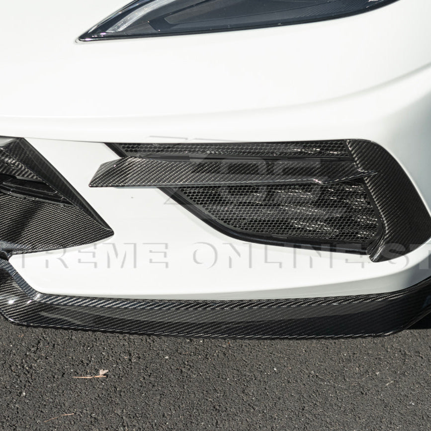 Corvette C8 Stingray DRY CARBON FIBER Front Splitter [Z06 / Z07 Conversion Package] image 41