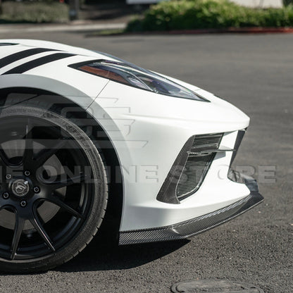 Corvette C8 Stingray DRY CARBON FIBER Front Splitter [Z06 / Z07 Conversion Package] image 36