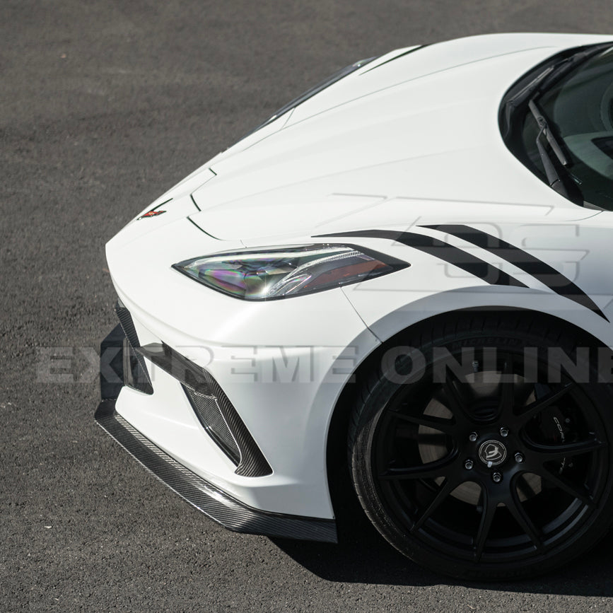 Corvette C8 Stingray DRY CARBON FIBER Front Splitter [Z06 / Z07 Conversion Package] image 35