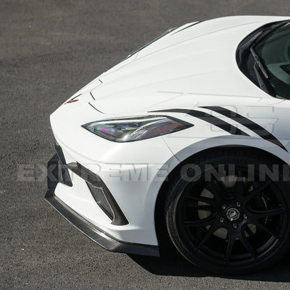 Corvette C8 Stingray DRY CARBON FIBER Front Splitter [Z06 / Z07 Conversion Package] image 35