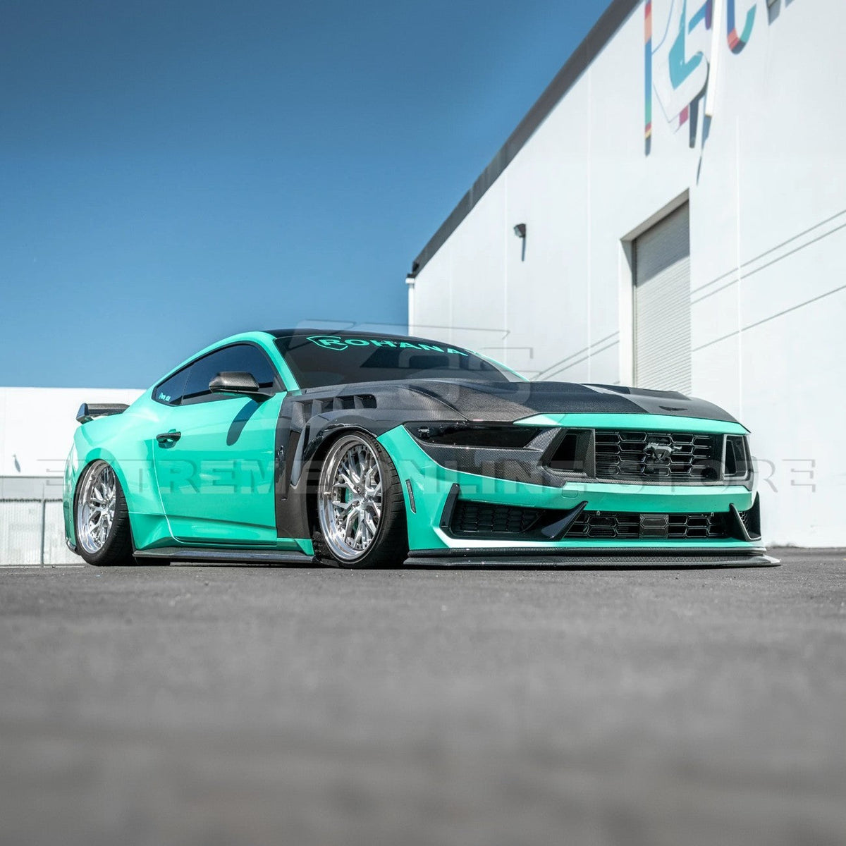 2024+ Ford Mustang Front Bumper Lip Splitter Panel image 6