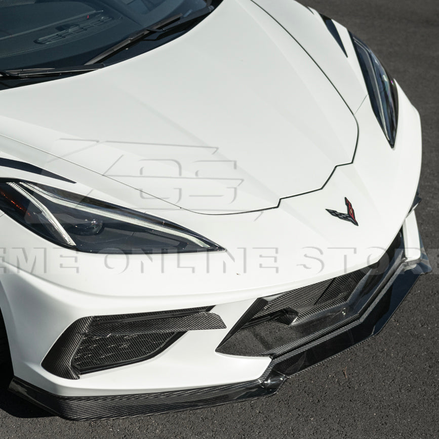 Corvette C8 Stingray DRY CARBON FIBER Front Splitter [Z06 / Z07 Conversion Package] image 43
