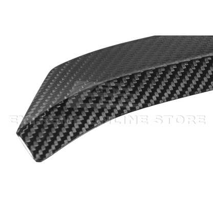 Corvette C8 Z06 DRY CARBON FIBER High Wing Spoiler Wicker Bill Extension image 18