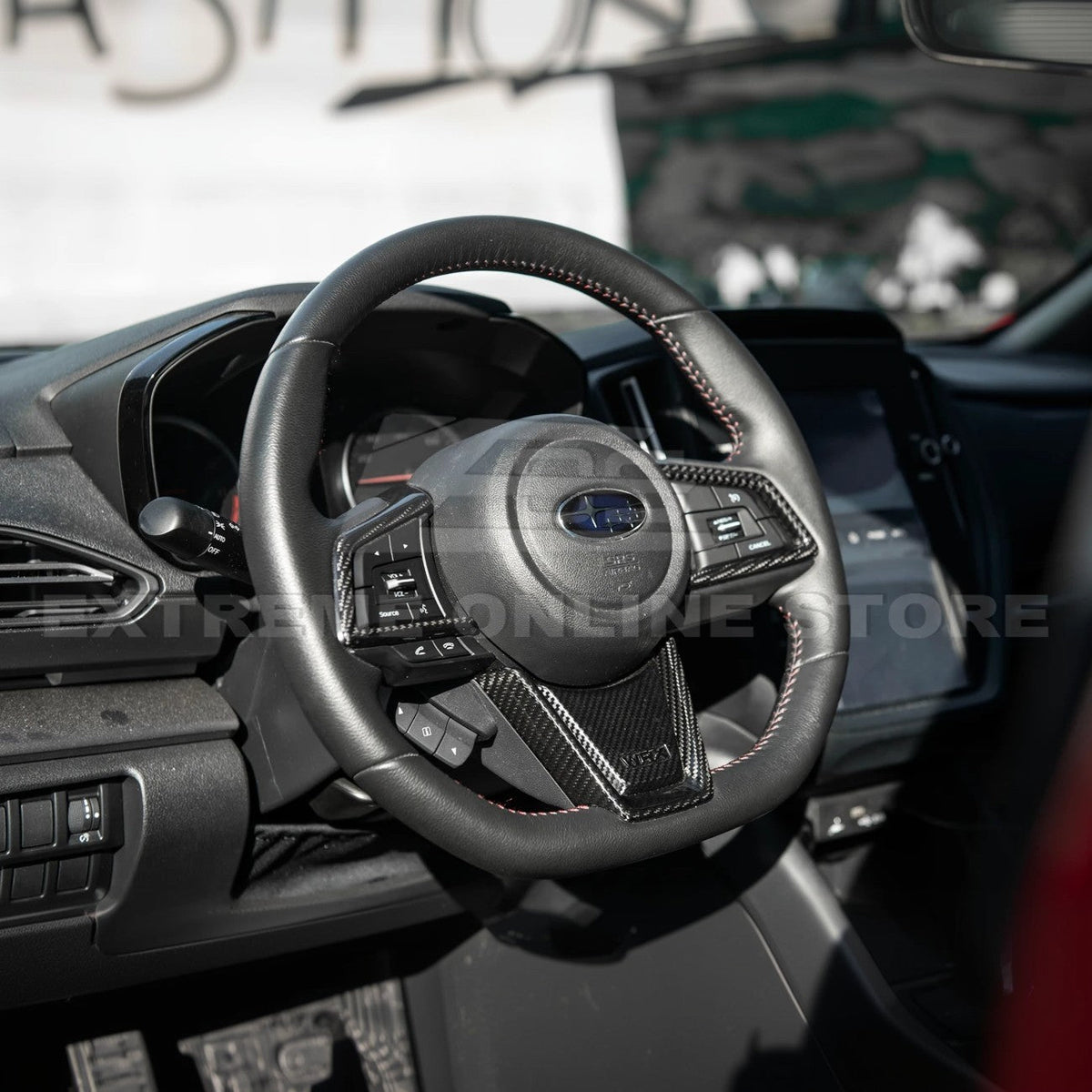 2022-Up Subaru WRX Steering Wheel Trim Cover image 6