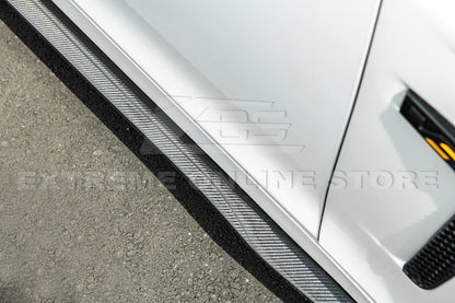 2016-19 Cadillac CTS-V Carbon Fiber Front Splitter Wheel Arch& Side Skirts Rockerst image 26