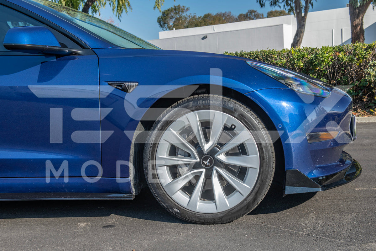 2020-23Tesla Model 3 20-24 Y Carbon Fiber Exterior All Inclusive Camera Covers image 4