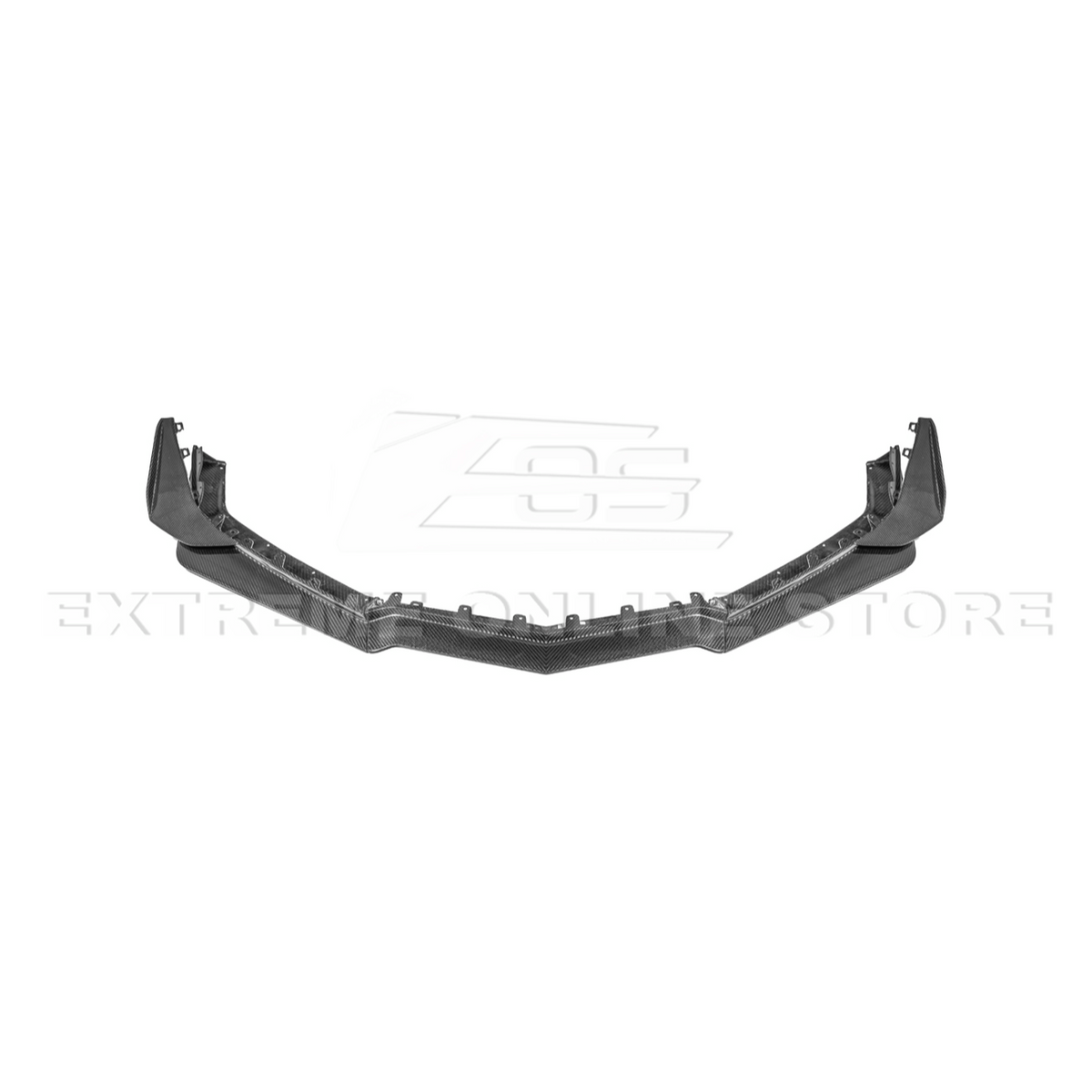 Corvette C8 Z06 / E-Ray DRY CARBON FIBER Front Splitter & Canards [Z07 Extended Package] image 21