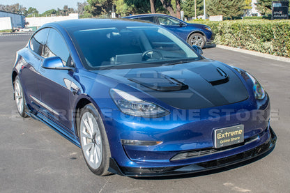 2017-23 Tesla Model 3 Track Front Lip Splitter Side Skirts image 4